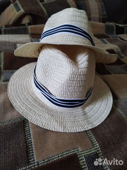 Соломенная шляпа детская
