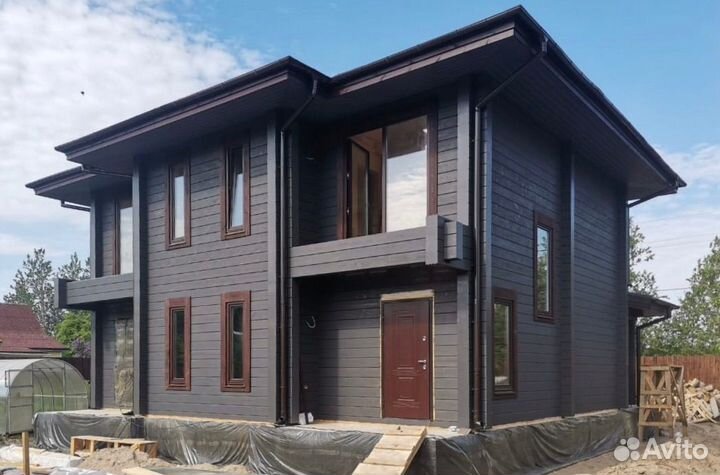 Дом из профилированного бруса 10,5х10,5