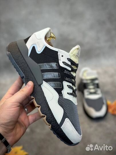 Adidas nite jogger светло серые разм. 44