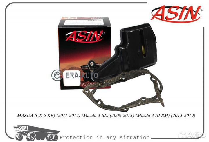 Asin asin.HD238 Фильтр масляный АКПП