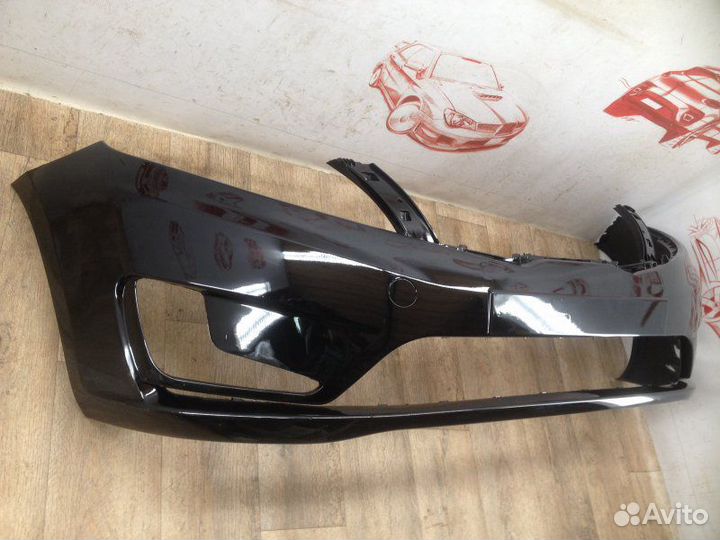 Бампер передний Kia Rio 2011-2015 черный