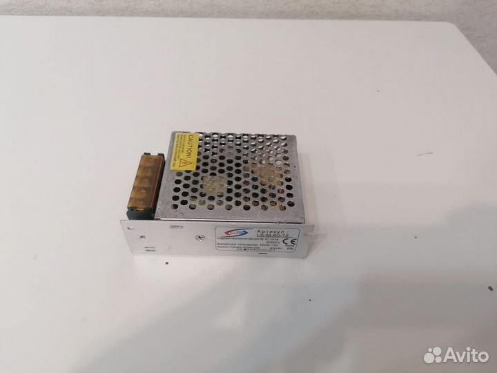 Трансформатор 60W12V, 5А, IP20 для светодиодной ле
