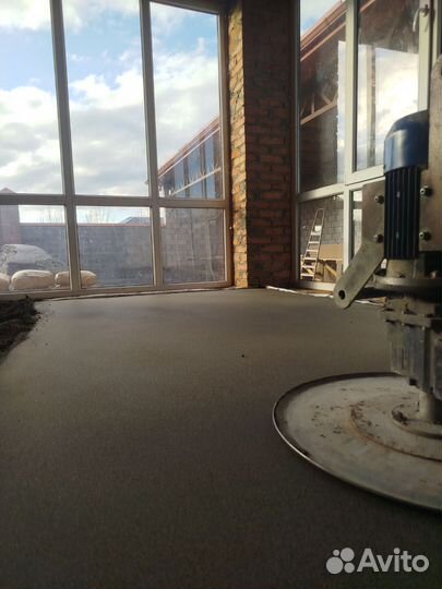 Полусухая стяжка пола за 1 день