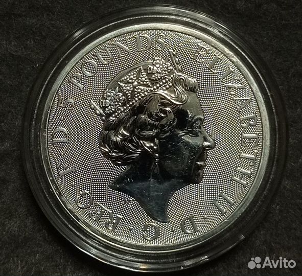 Монеты Великобритании 2023 Звери Тюдоров Серебро