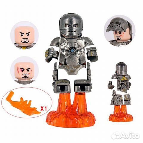 Минифигурка железный человек iron man Lego