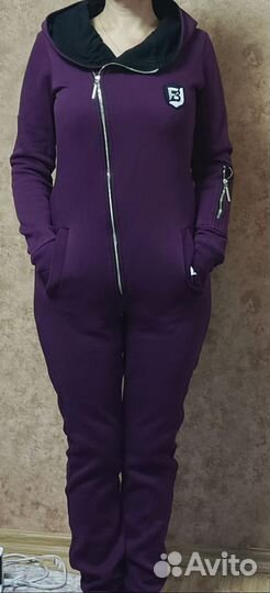Комбинезон теплый женский, спортивный костюм