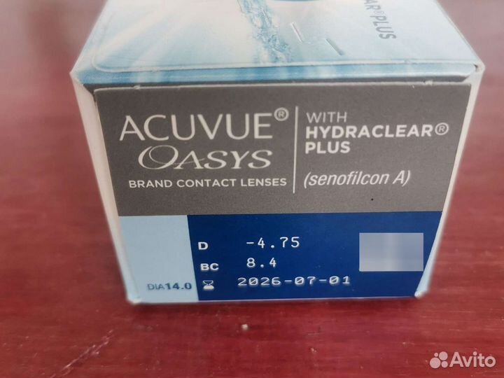 Линзы контактные acuvue oasys двухнедельные