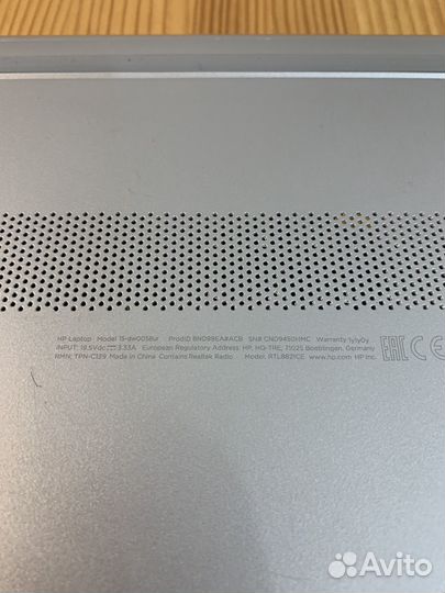 Ноутбук HP laptop 15-dw0058ur