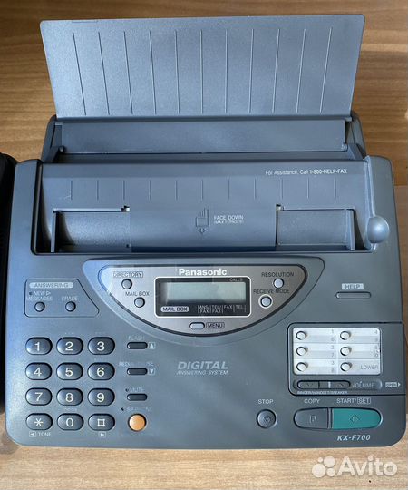 Телефон/Факс panasonic + термобумага