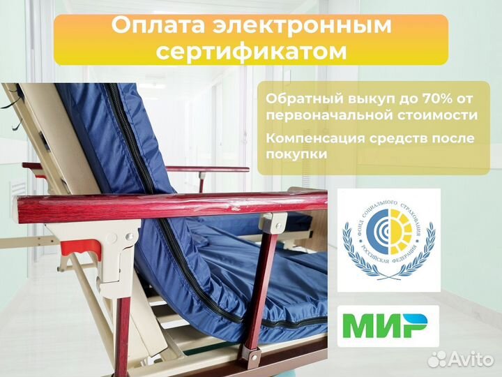 Медицинская кровать для лежачих больных