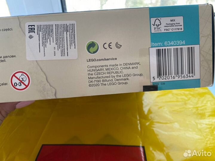 Коллекционный lego Корабль в бутылке