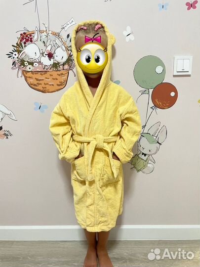 Детский махровый халат мишка togas kids