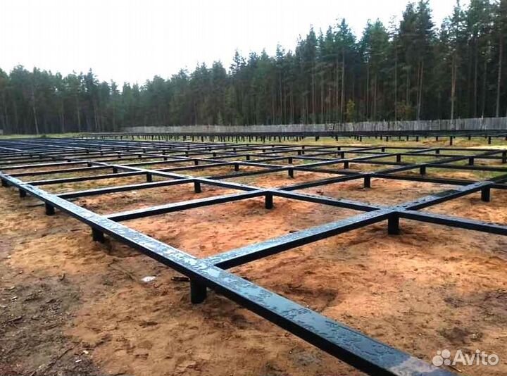 Фундамент на винтовых сваях