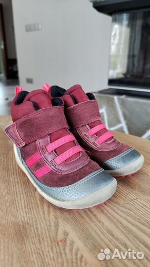 Осенние ботинки ecco на девочку 24 размер