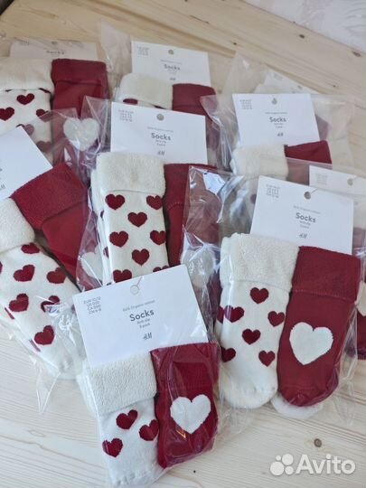 Носки махровые h&m от 0 до 25/27, новые