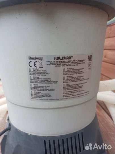Фильтр насос для бассейна песочный