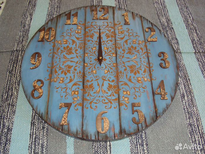 Часы ручной работы оптом, декупаж оптом