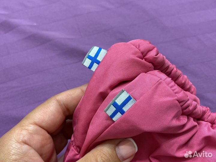 Теплые носочки сапожки для новорожденного