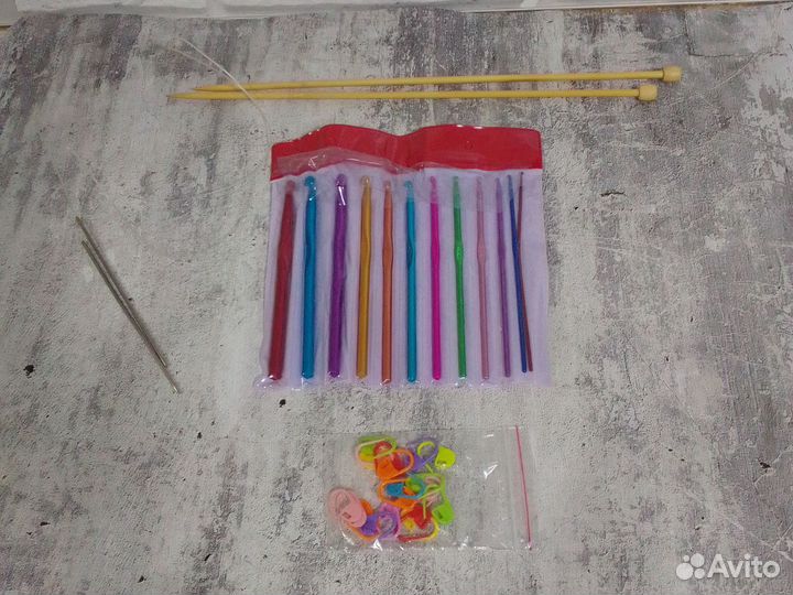 Набор крючков для вязания Спицы Маркеры