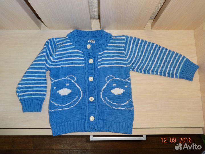 Вязанный костюмчик на малыша, 62 р
