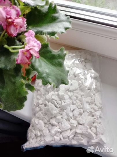 Мел для еды. Мелкие кусочки, сорт Белгородский