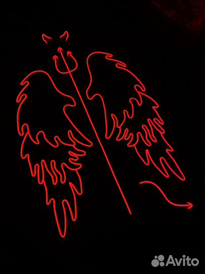 Вывеска из неона