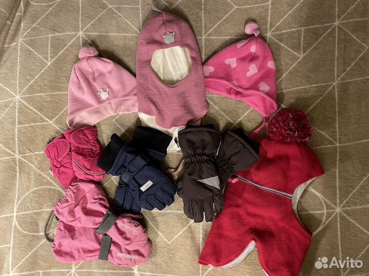 Шапки kivat, краги Didriksons, reima и lassie