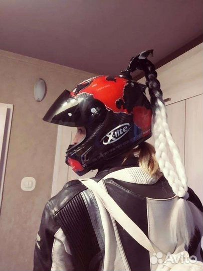 Косички на шлем