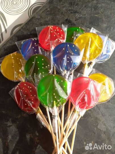 Леденцы из изомальта и карамельные