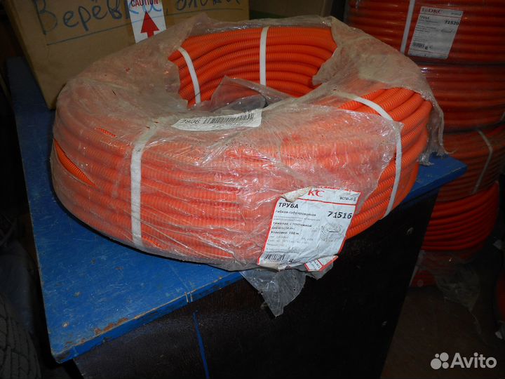 Гофротруба для протяжки кабеля