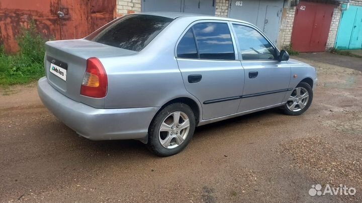 Hyundai Accent 1.5 МТ, 2006, 286 700 км