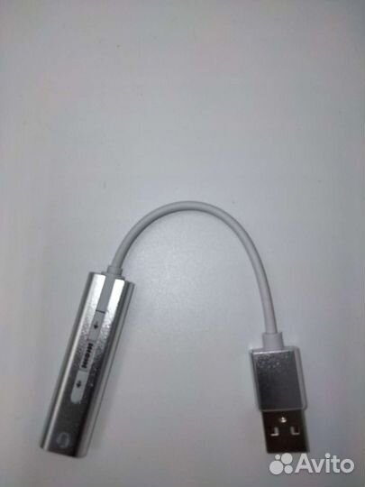 Мощная Usb звуковая карта для гарнитуры с 1 jack