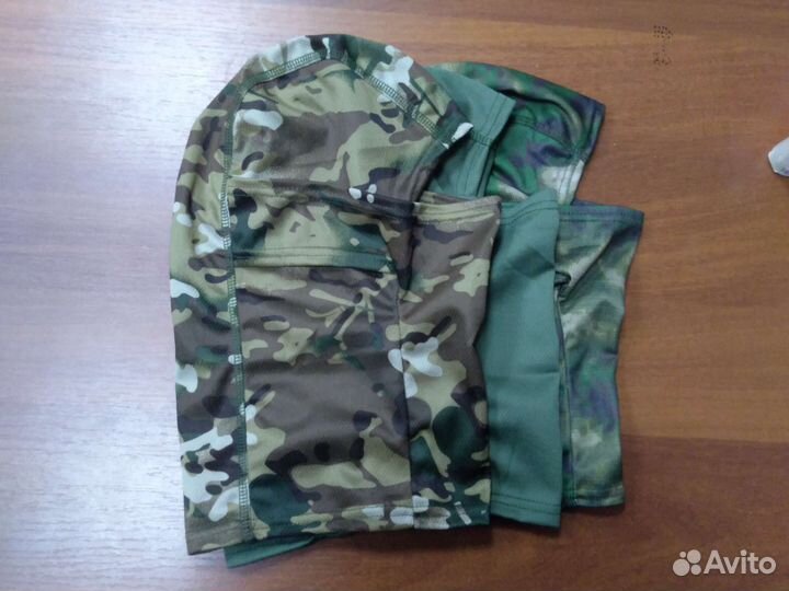 Балаклава мужская летняя мох, олива, мультикам