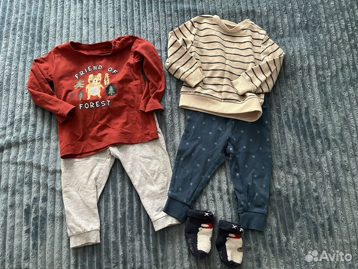 Вещи пакетом на мальчика 74/80/86