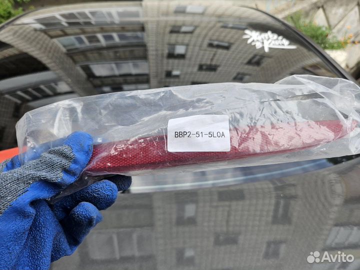 Светоотражатель задний левый mazda 3 bl