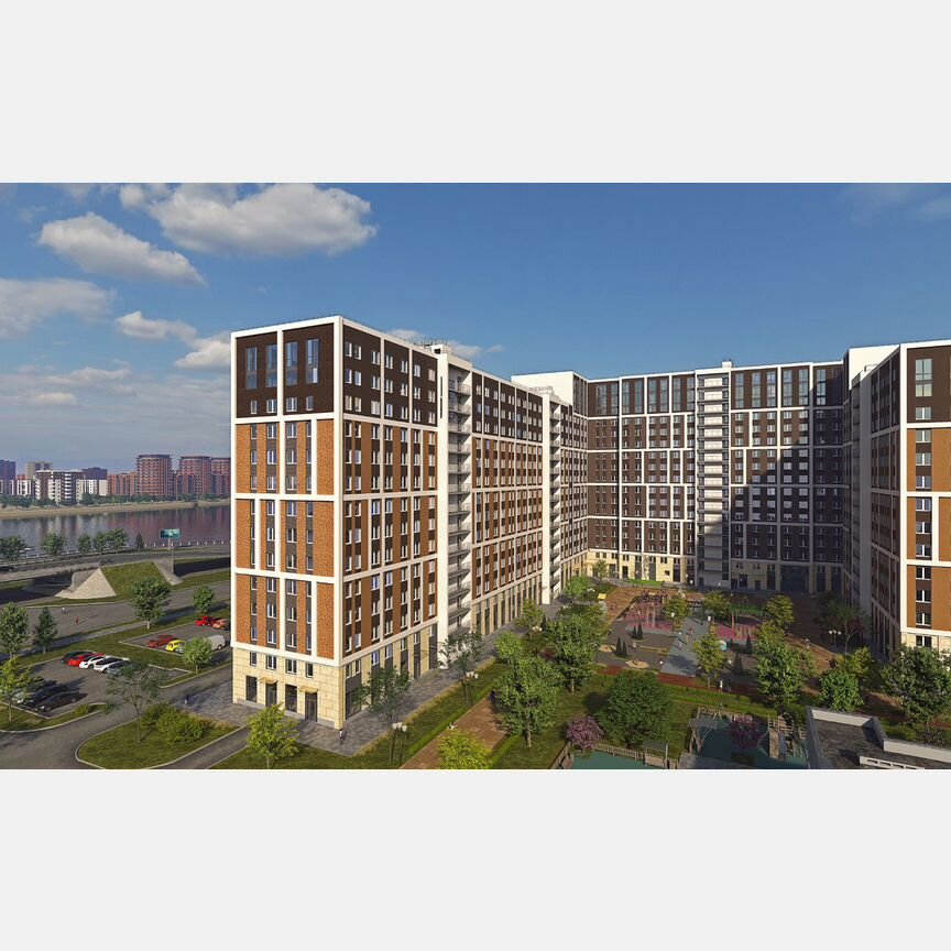 1-к. апартаменты, 41,1 м², 11/17 эт.