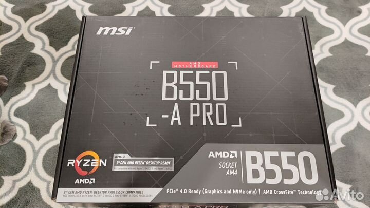 Материнская плата MSI B550-A PRO