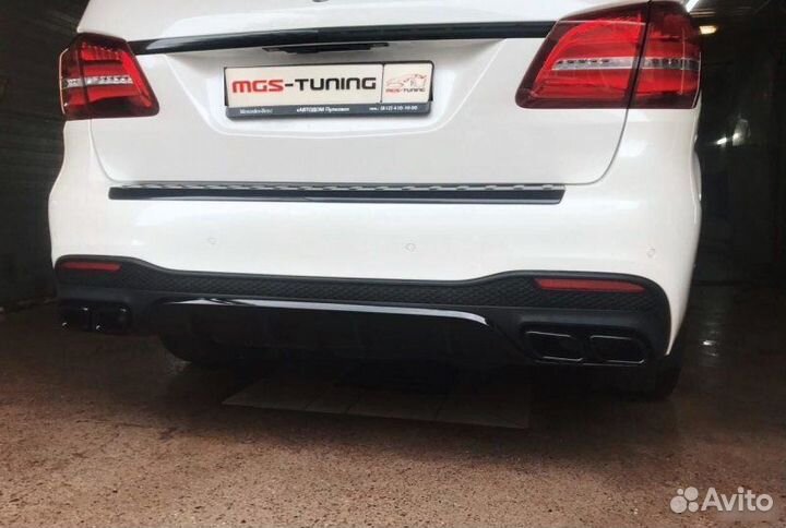 Комплект Бампер + диффузор GLS