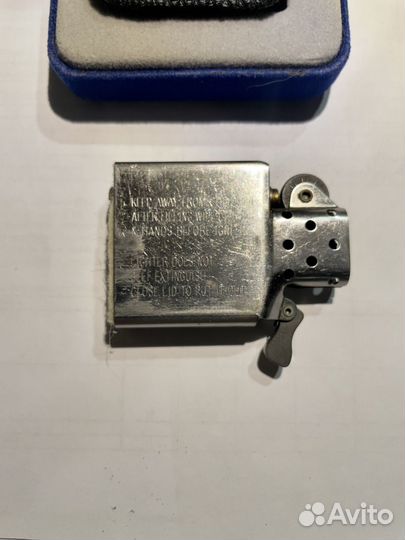 Зажигалка бензиновая zippo золотая