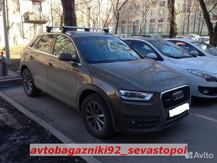 Багажник на крышу Audi Q3 с интегрир. рейлингом