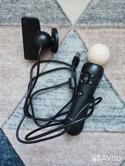 Комплект PS3 Move. Джойстик PS Move+Камера