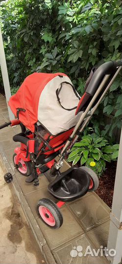 Трехколесный велосипед коляска