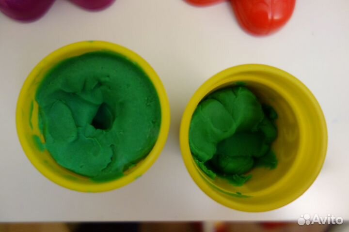 Плей До Человек-Паук и Зеленый Гоблин пластилин