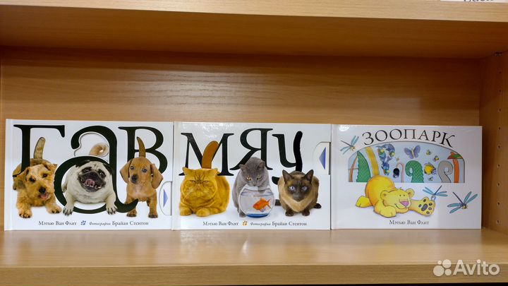 Детские книги Ван Флит Зоопарк. Морды. Кто Гав. Мя