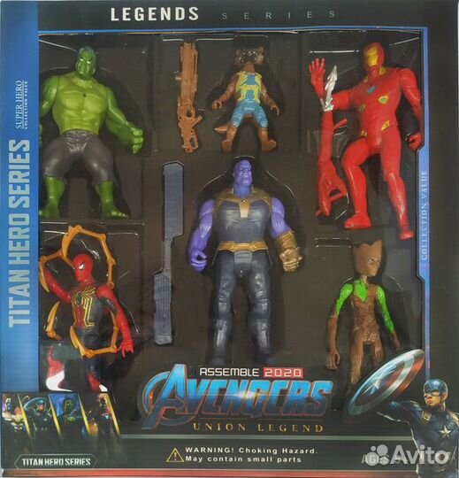 Мстители Набор супергероев (8 шт)