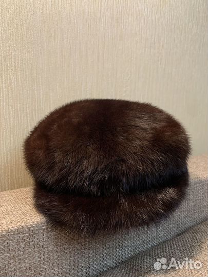 Шапка норковая р 57