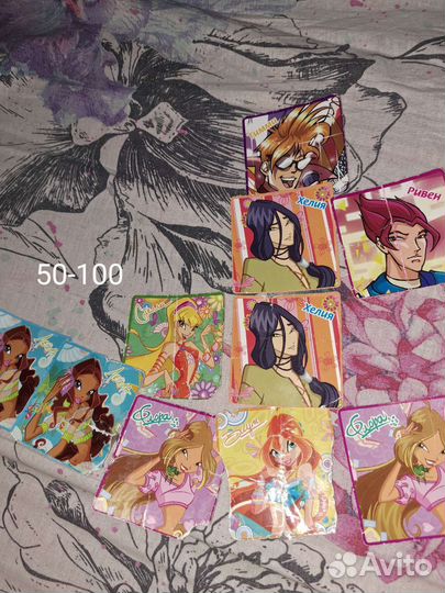 Значки,карточки с винкс