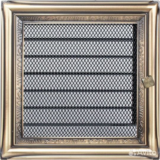 Решетка 17/17 (170 мм х 170 мм), рустикальная c жа