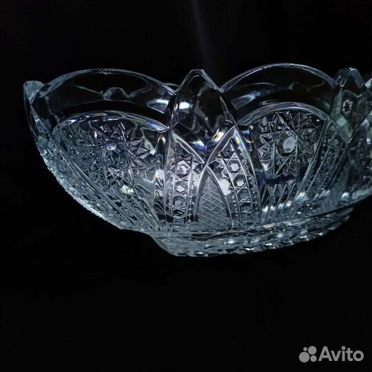 Хрустальный салатник СССР