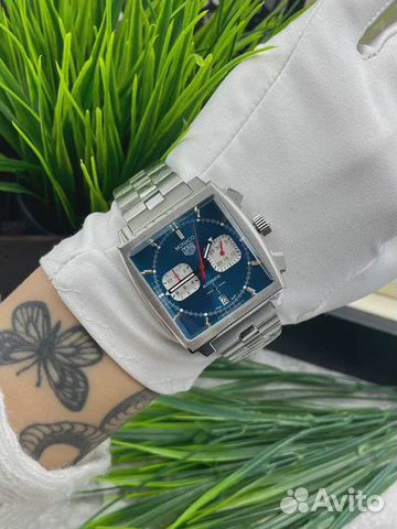 Красивые мужские часы Tag Heuer Monaco